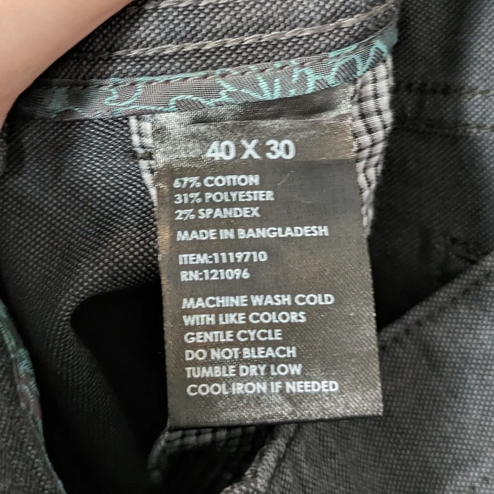 English Laundry Dark Gray Cotton Classic Chino Khakis Size‎ 40 × 30